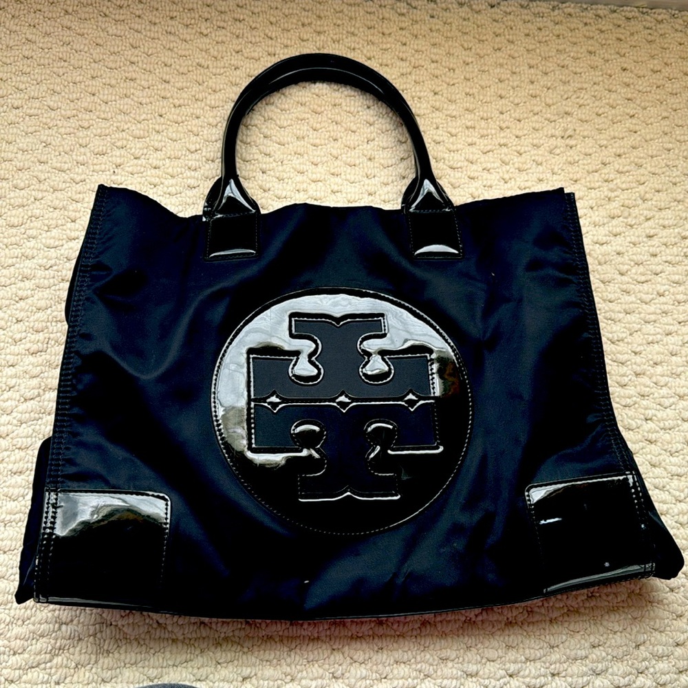 Tory Burch tote bag.